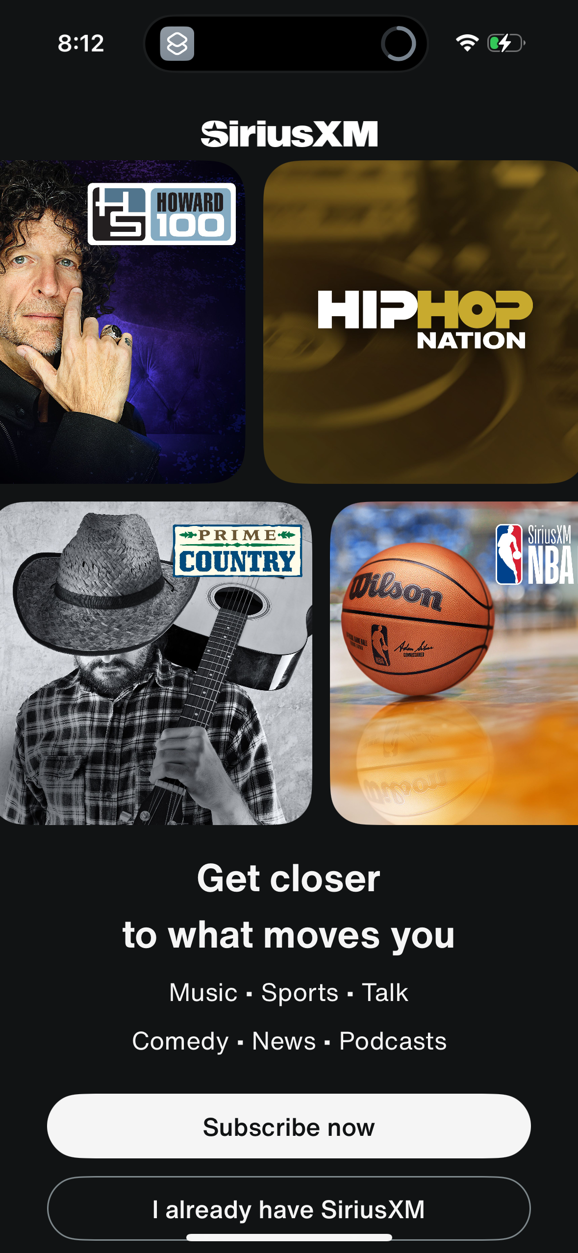 siriusxm app screenshot 9